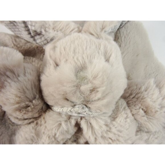 Gingerlilly Australia Bunny Rabbit Lovey Security Blanket Gray Crinkly Ears - Picture 4 of 6